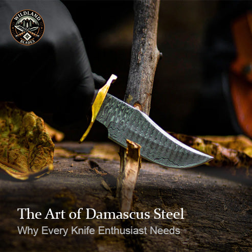 Damascus steel knife