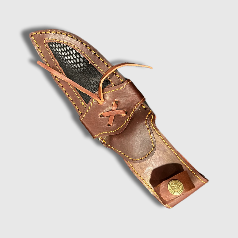 Hand-Forged 10-Inch Damascus Steel Fixed Blade Survival Knife - Wildland Blades