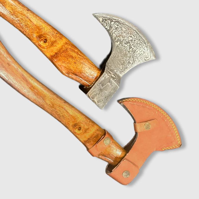 Timber Fury Damascus Steel Axe - Wildland Blades