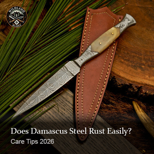 does damascus steel rust easily