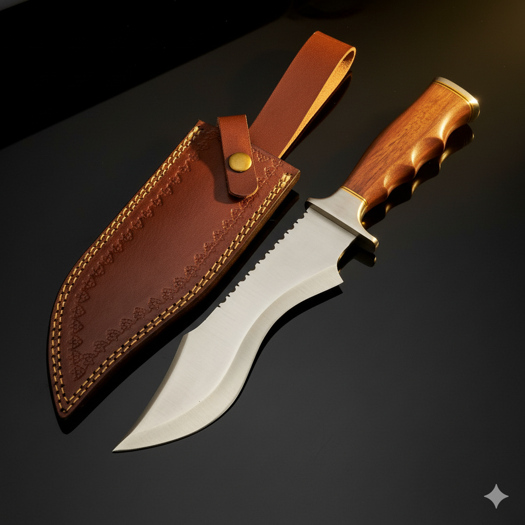 damascus hunting knife