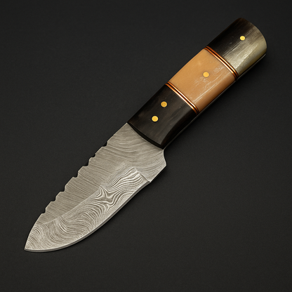 Desert Mirage Damascus Steel Utility Knife - Wildland Blades