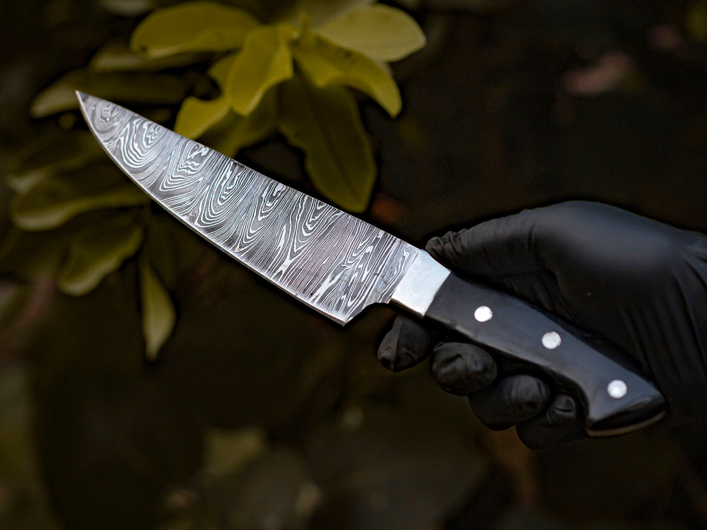 The Culinary Duo: Hand-Forged Damascus Chef's Knife & Precision Carving Blade - Wildland Blades